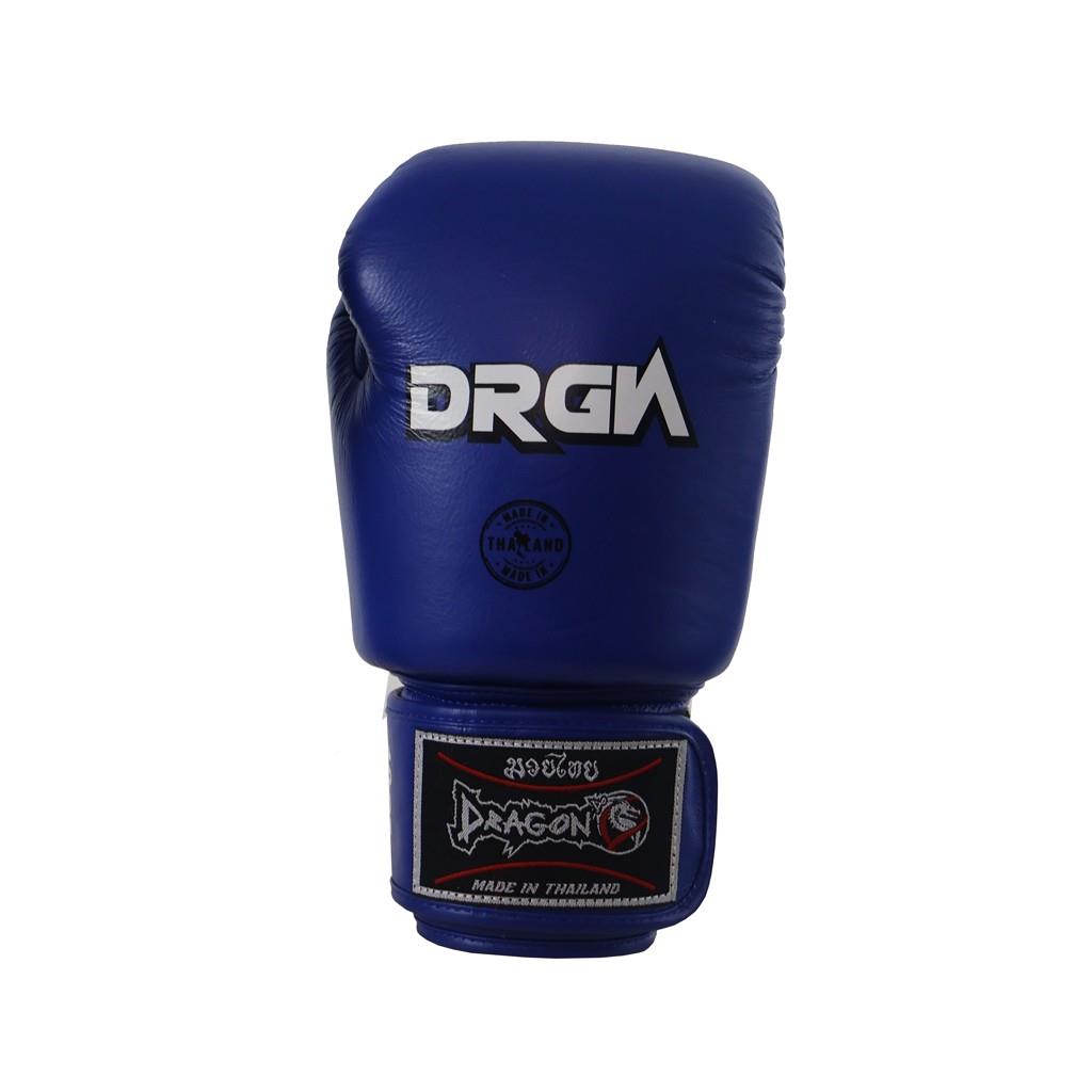 DragonDo DRGN-G3 Hakiki Deri Boks Eldiveni Mavi Muay Thai Eldiveni