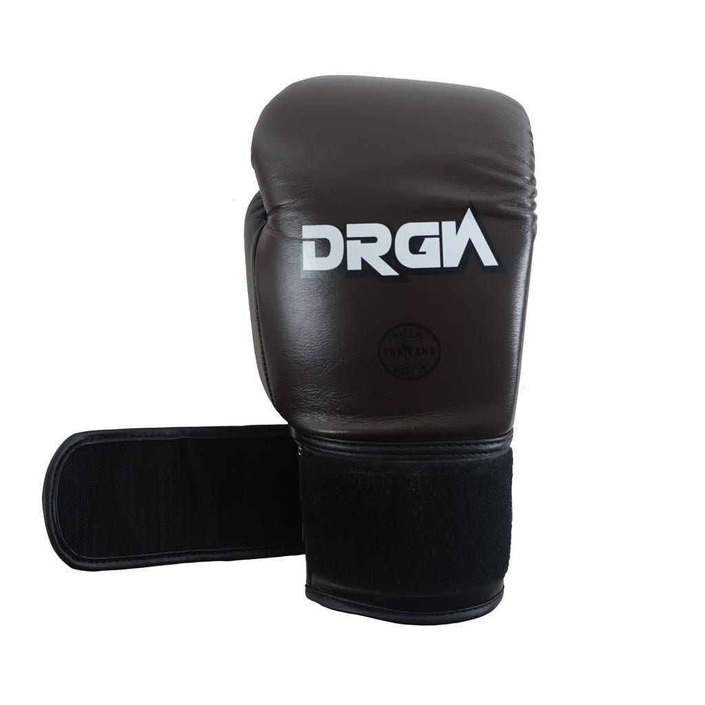 DragonDo DRGN-G4 Hakiki Deri Boks Eldiveni Muaythai Kick Boks Eldiveni Kahverengi 