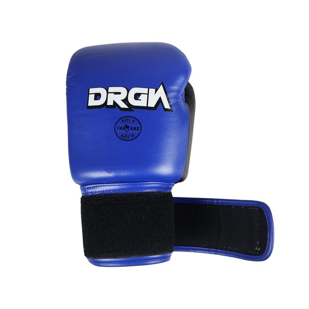 DragonDo DRGN-MG3 Hakiki Deri Boks Eldiveni Mavi Muay Thai Eldiveni
