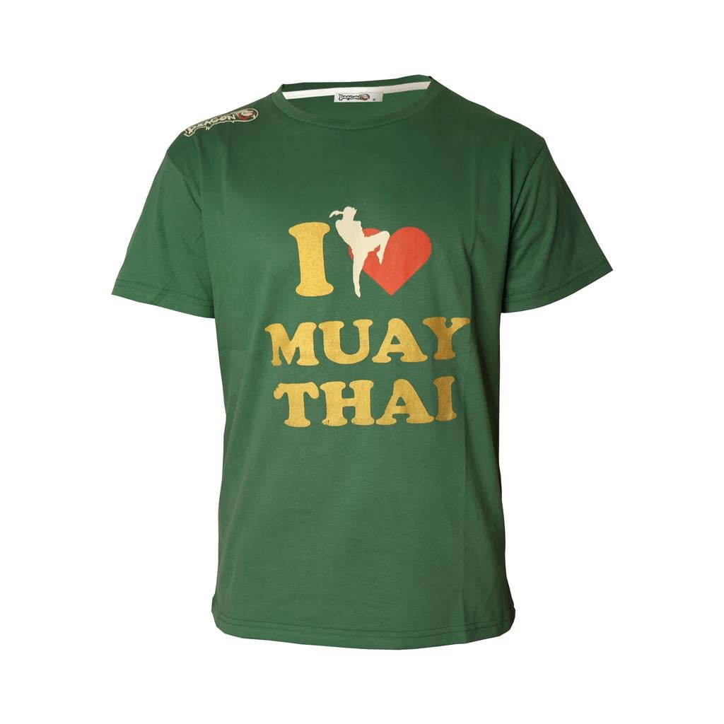 DragonDo I Love Muaythai Baskılı Tişört