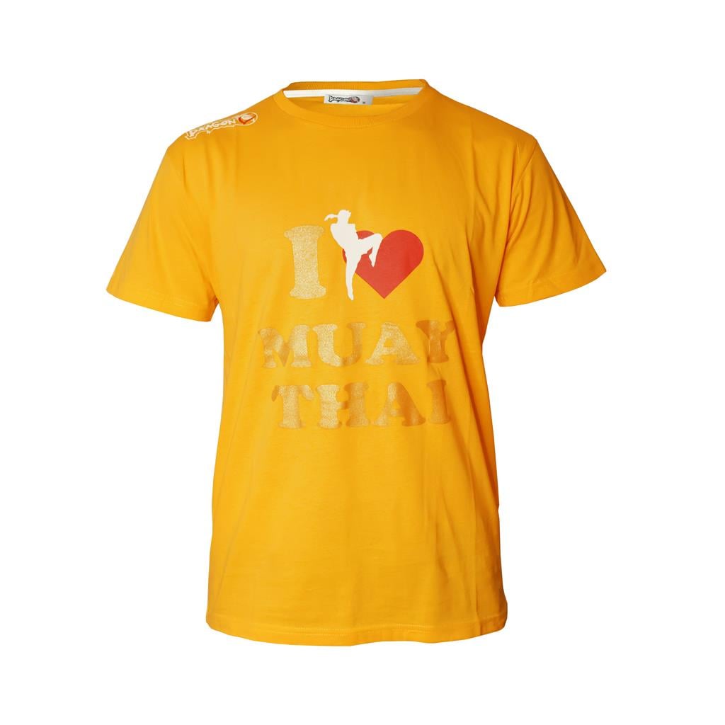 DragonDo I Love Muaythai Baskılı Tişört