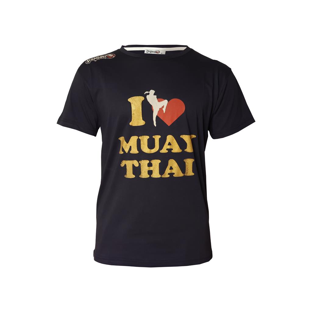 DragonDo I Love Muaythai Baskılı Tişört