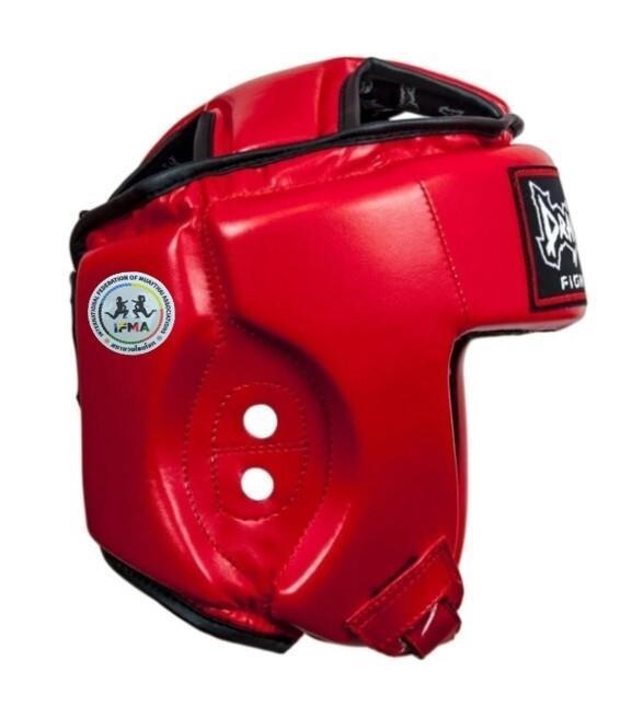 DragonDo IFMA Kask Drg99 Hakiki Deri Üstü Kapalı KickBoks ve Muay Thai Kask