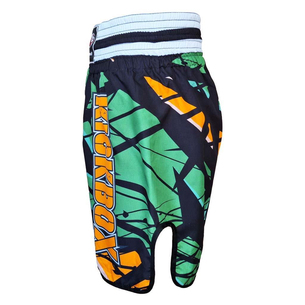 DragonDo KB245 Kick Boks Şortu Kick Boxing Antrenman Şortu Dijital Basklı Desenli Şort