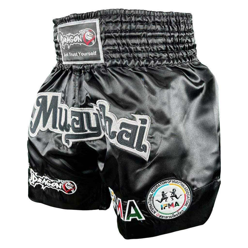 DragonDo MT2017 Muay Thai Federasyon Onaylı Nakışlı Maç Şortu