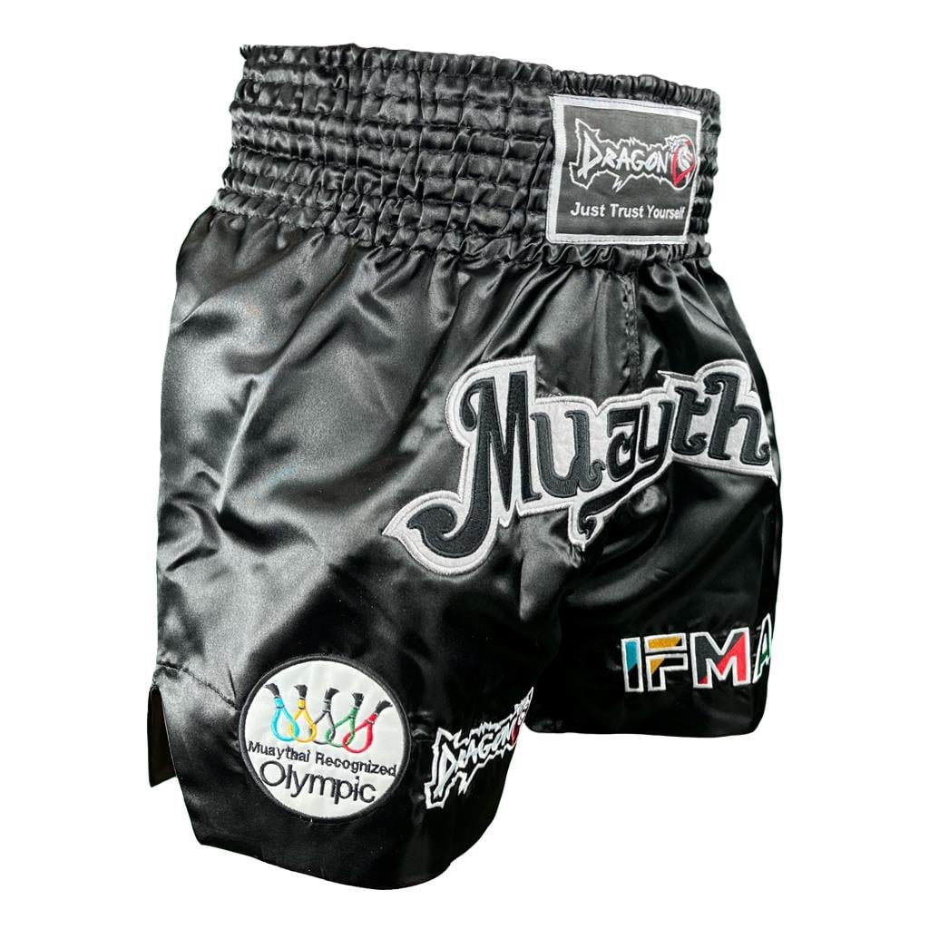 DragonDo MT2017 Muay Thai Federasyon Onaylı Nakışlı Maç Şortu
