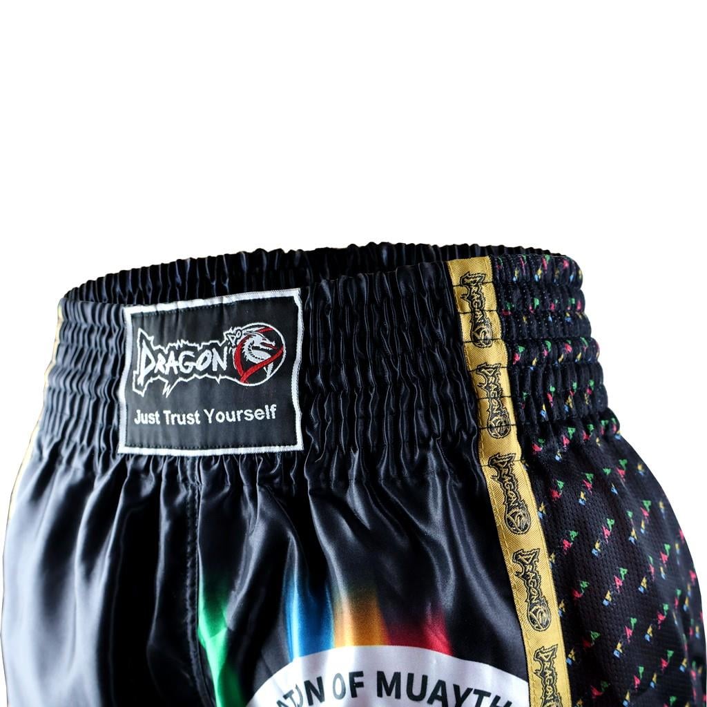 DragonDo MT2025 IFMA Logolu Muaythai Şortu Baskılı Muay Thai Şortu