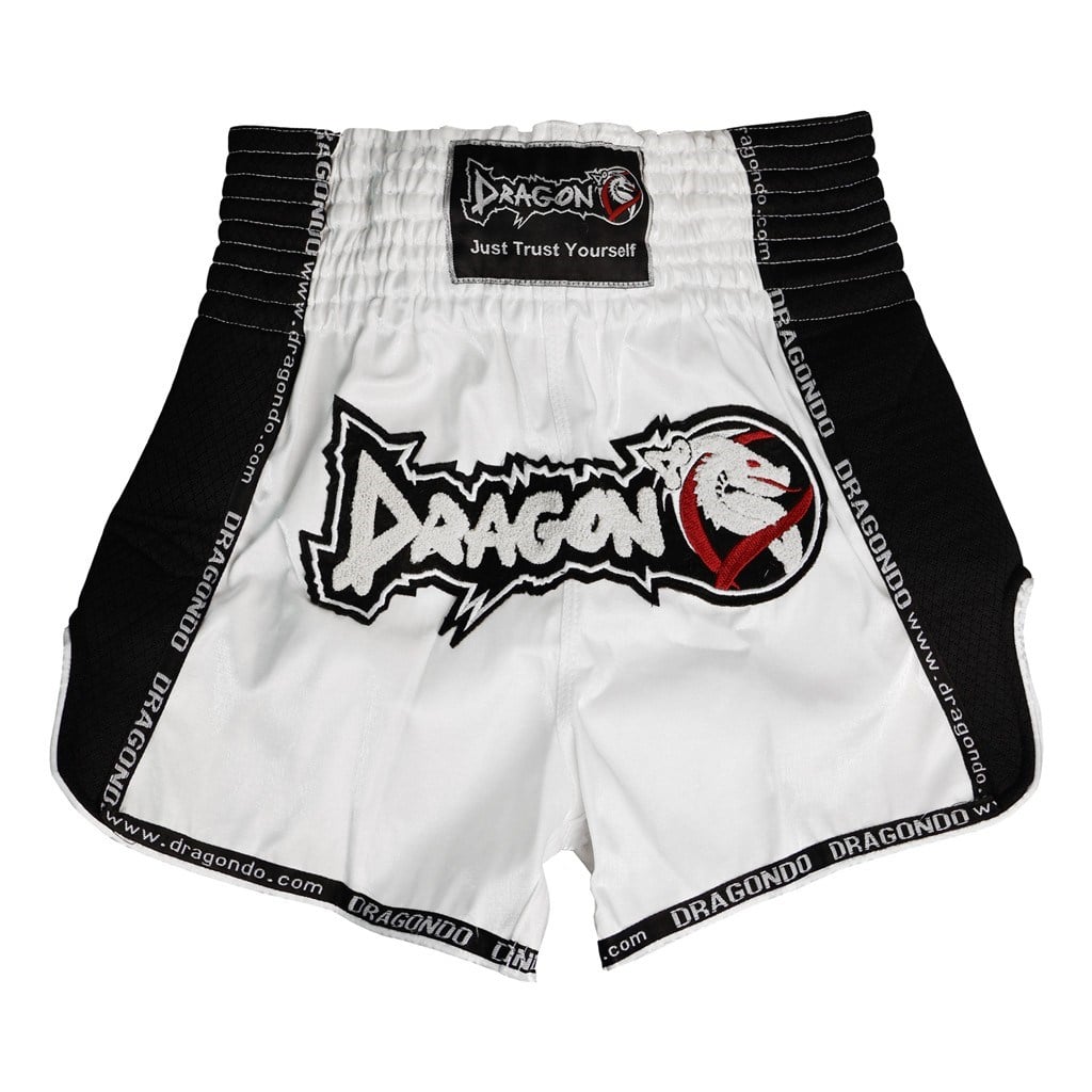 DragonDo MT3023 Muaythai Şortu Beyaz