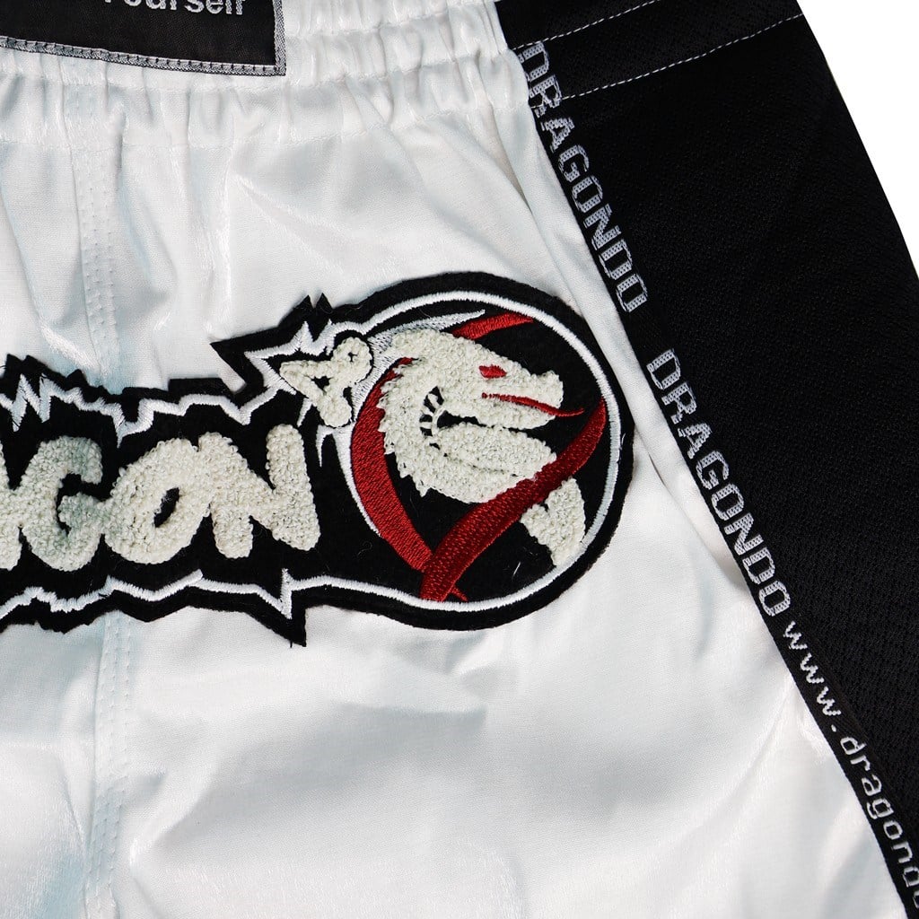 DragonDo MT3023 Muaythai Şortu Beyaz