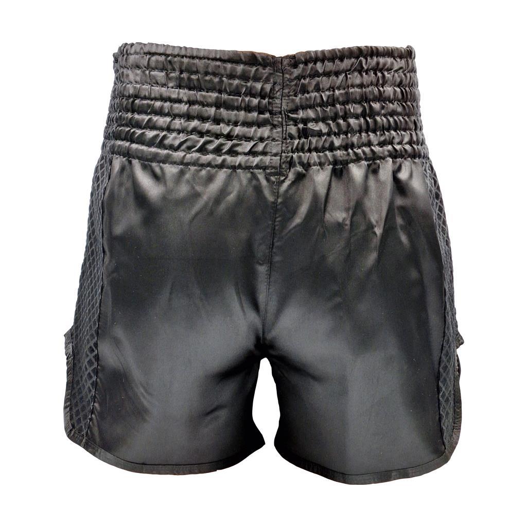 DragonDo MT3025 Black Night Muay Thai Şortu Siyah Antrenman Şortu