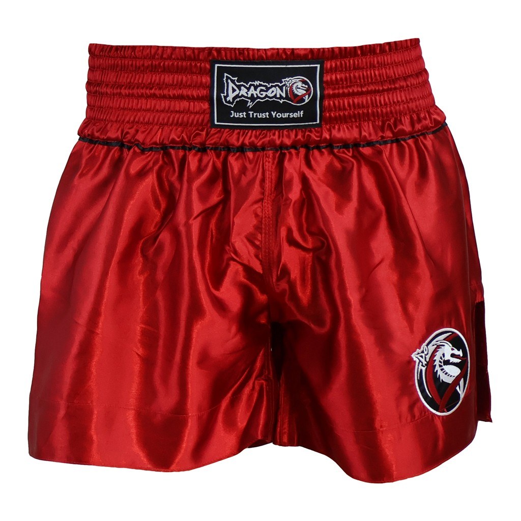 DragonDo MT3033 Muaythai Şortu Kırmızı Kick Boks Şortu