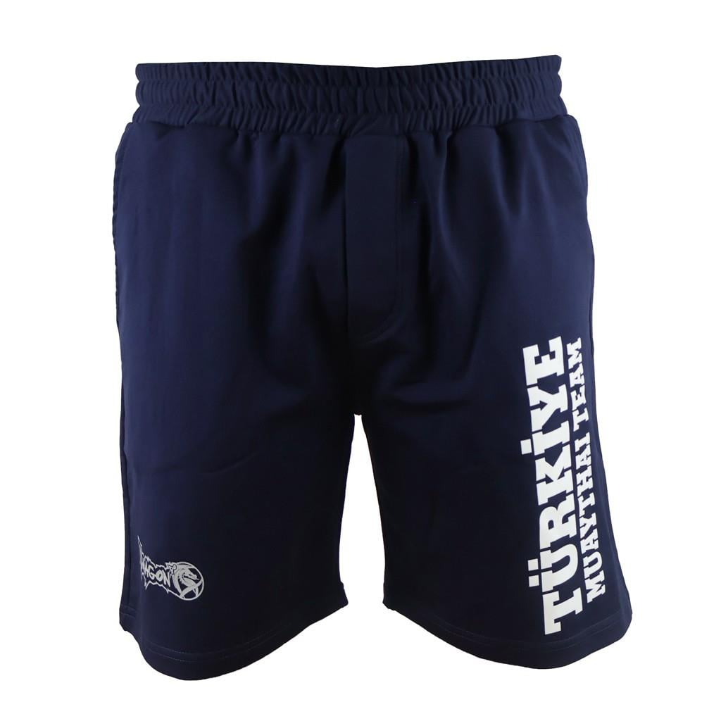 DragonDo MT3038 Muaythai Şortu Türkiye Muay Thai Team Baskılı Lacivert Şort