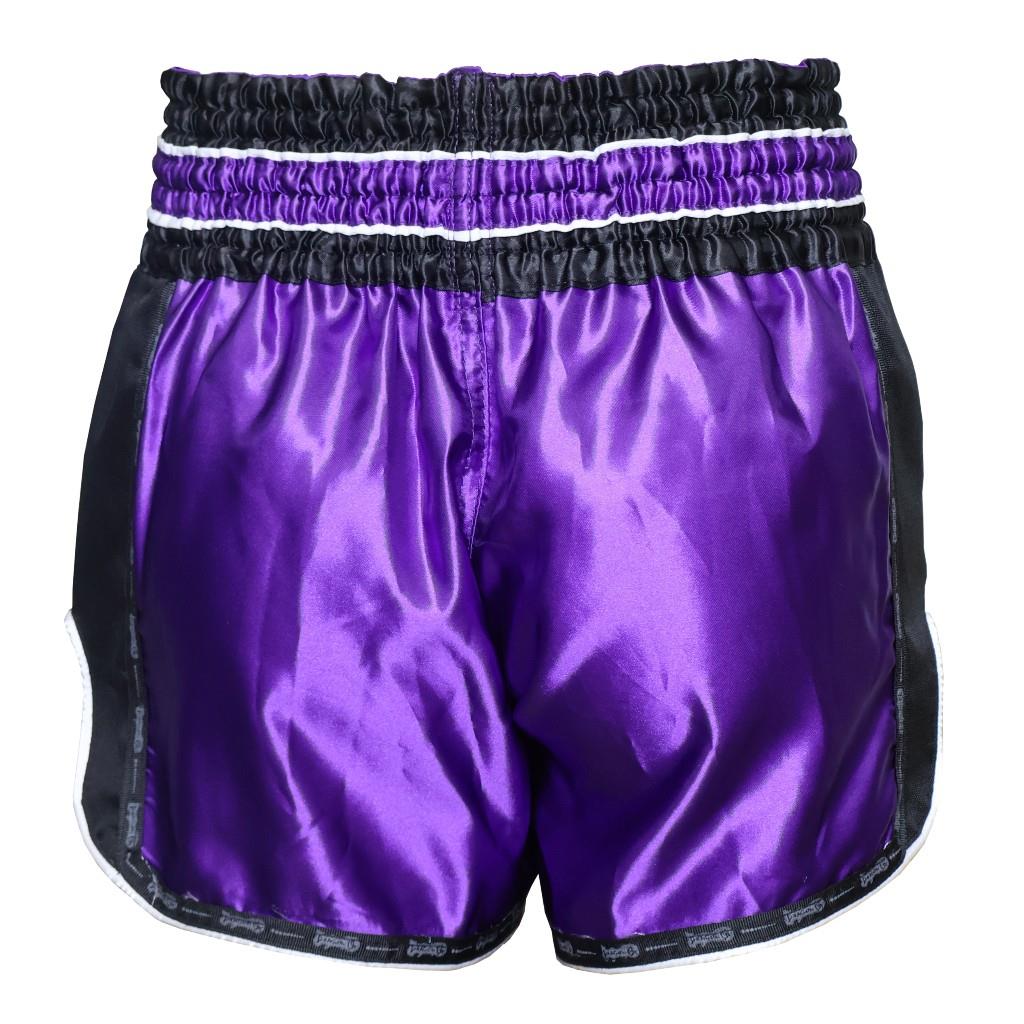 DragonDo MT3075 Retro NEO Muaythai Şortu Mor Muay Thai Şort