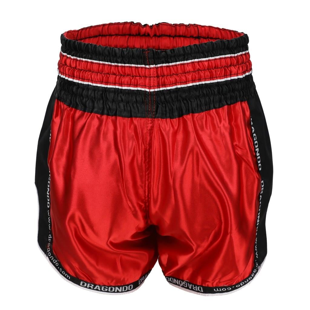 DragonDo MT3075 Retro NEO Muaythai Şortu Kırmızı Retro Muay Thai Şort