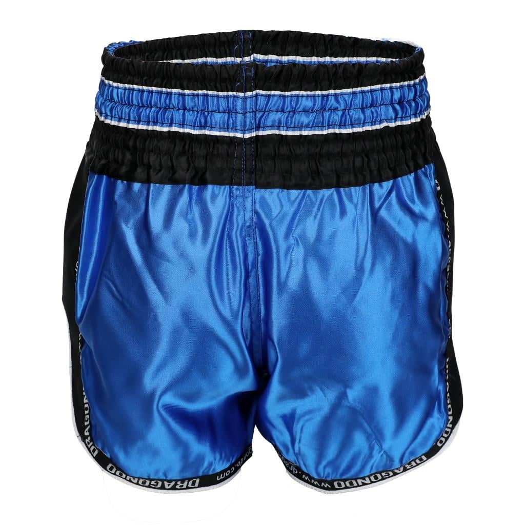 DragonDo MT3075 Retro NEO Muaythai Şortu Mavi Retro Muay Thai Şort