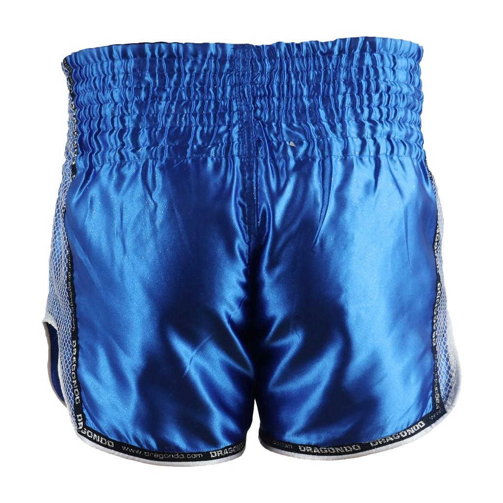 DragonDo MT3076 Shiny Muay Thai Mavi Kick Boks Şortu 