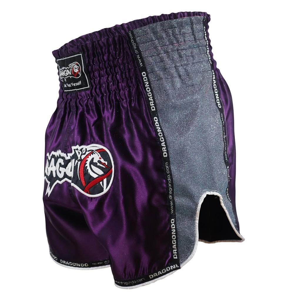 DragonDo MT3076 Shiny Muay Thai Mor Kick Boks Şortu 