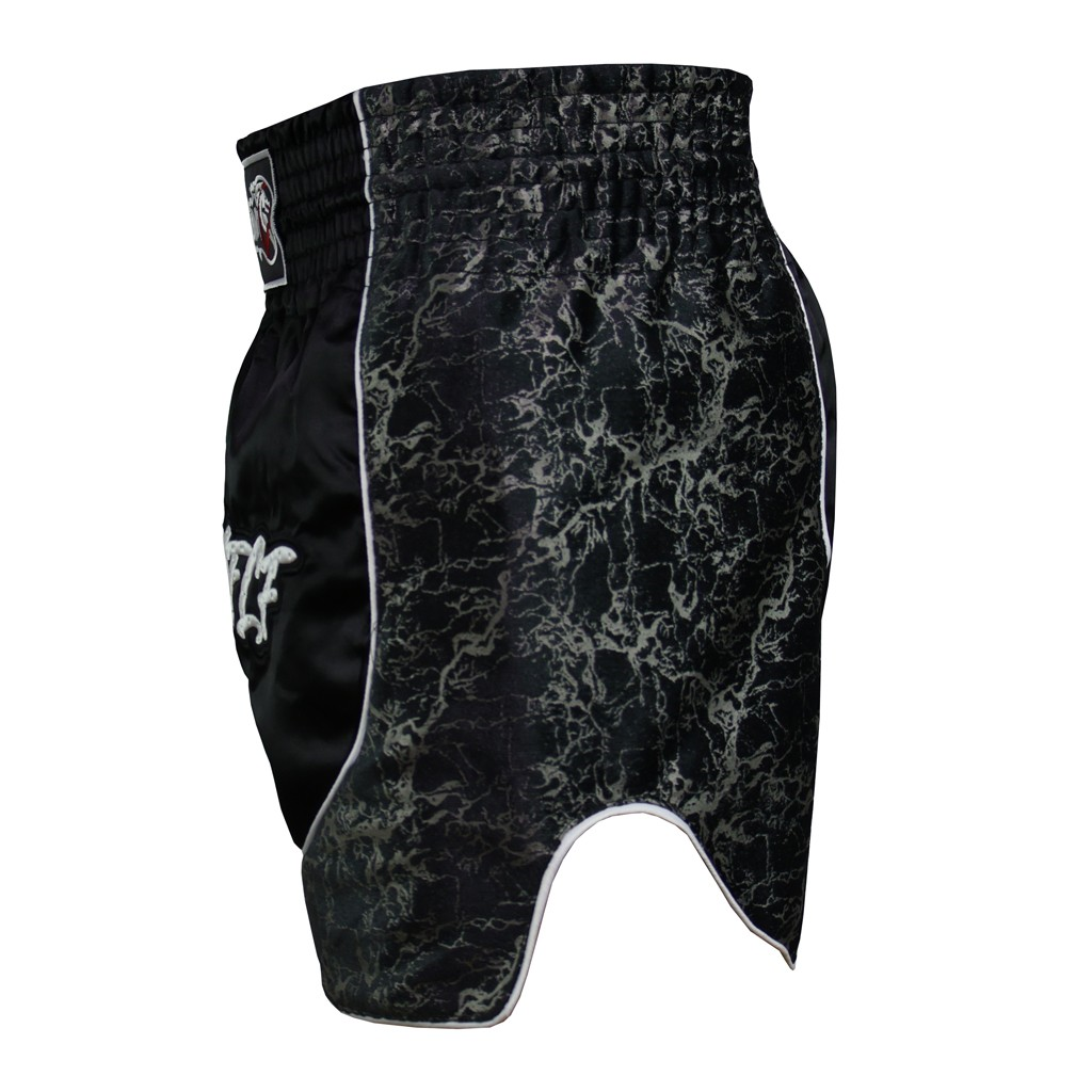 DragonDo MT3408 Trust Yourself Siyah Muay Thai Kick Boks Şortu