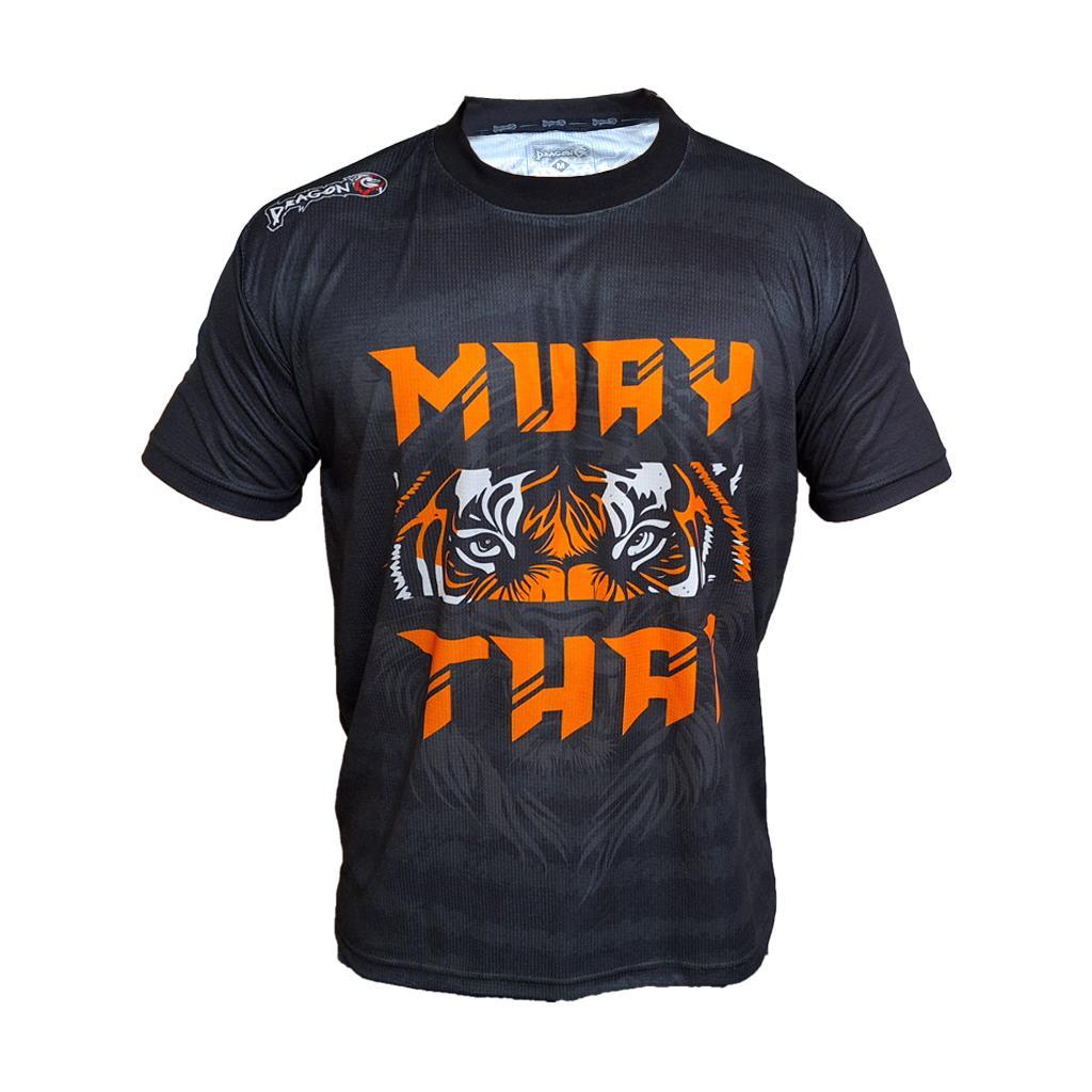 DragonDo TX711 Tiger Muay Thai Tişört Dijital Baskılı Muaythai Tshirt