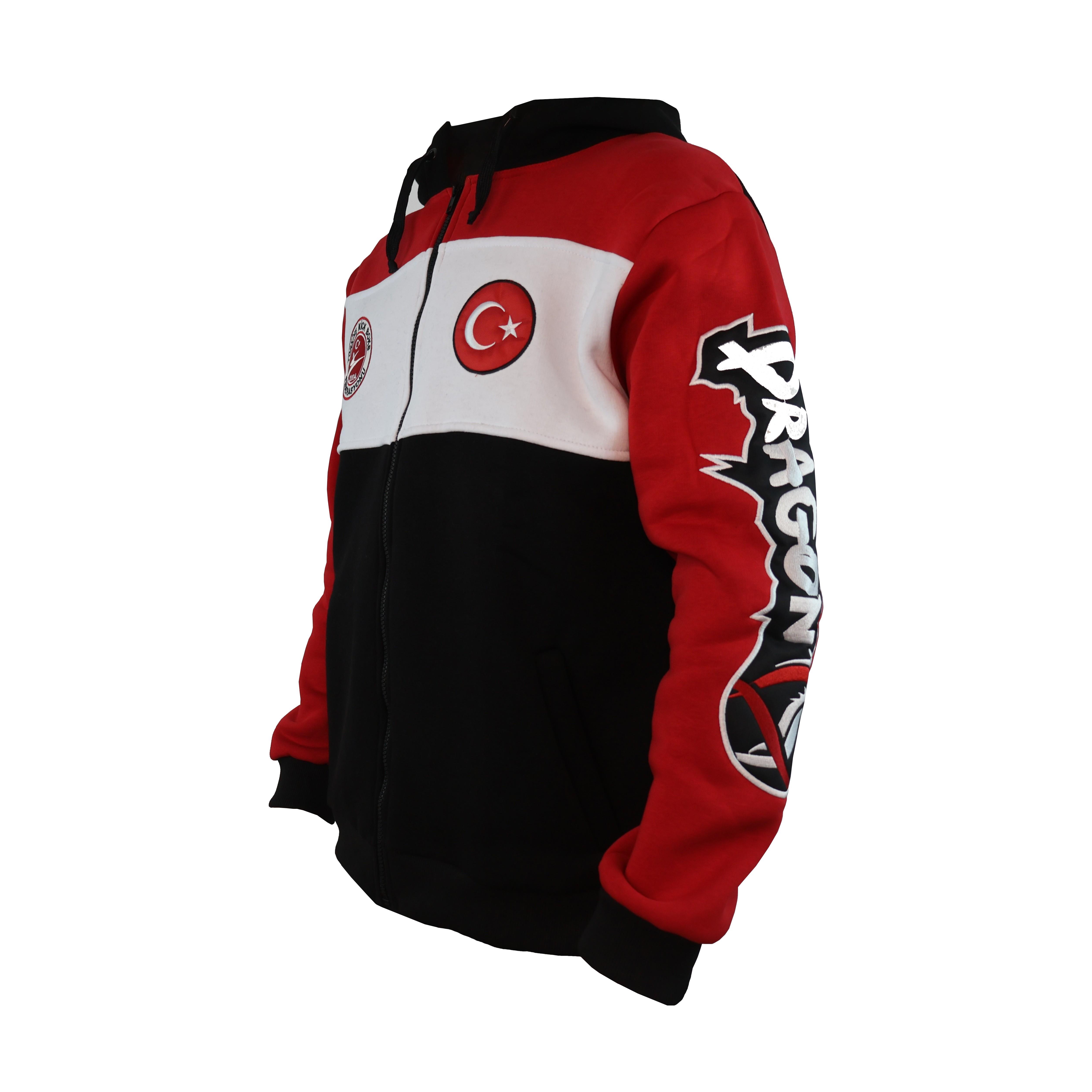 DragonDo TX8502 Kick Boks Milli Takım Kapüşonlu Sweatshirt Kickboks 