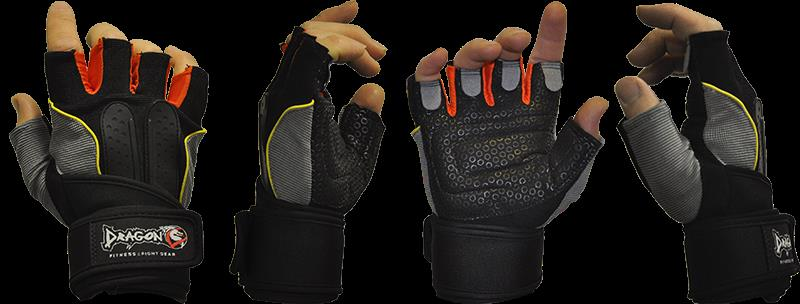 DragonDo W8063 Bilek Bandajlı Body & Ağırlık &  Fitness Eldiveni