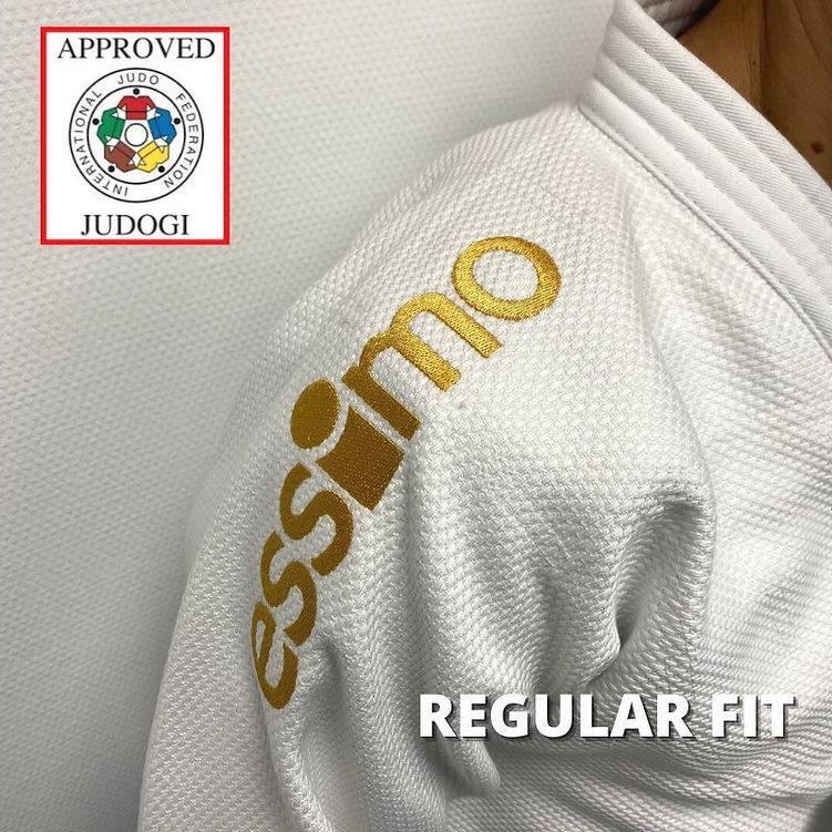 Essimo IJF Onaylı Gold Judo Elbisesi Beyaz Judogi