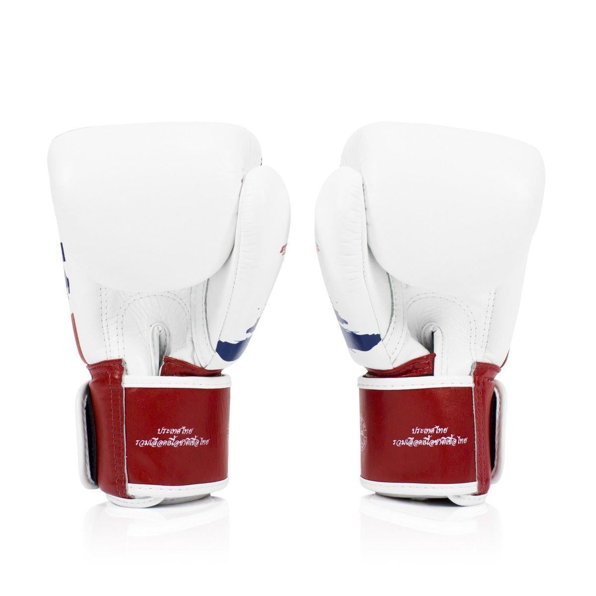 Fairtex BGV1 Thai Pride Tight-Fit Deri Boks Eldiveni Muay Thai Eldiveni