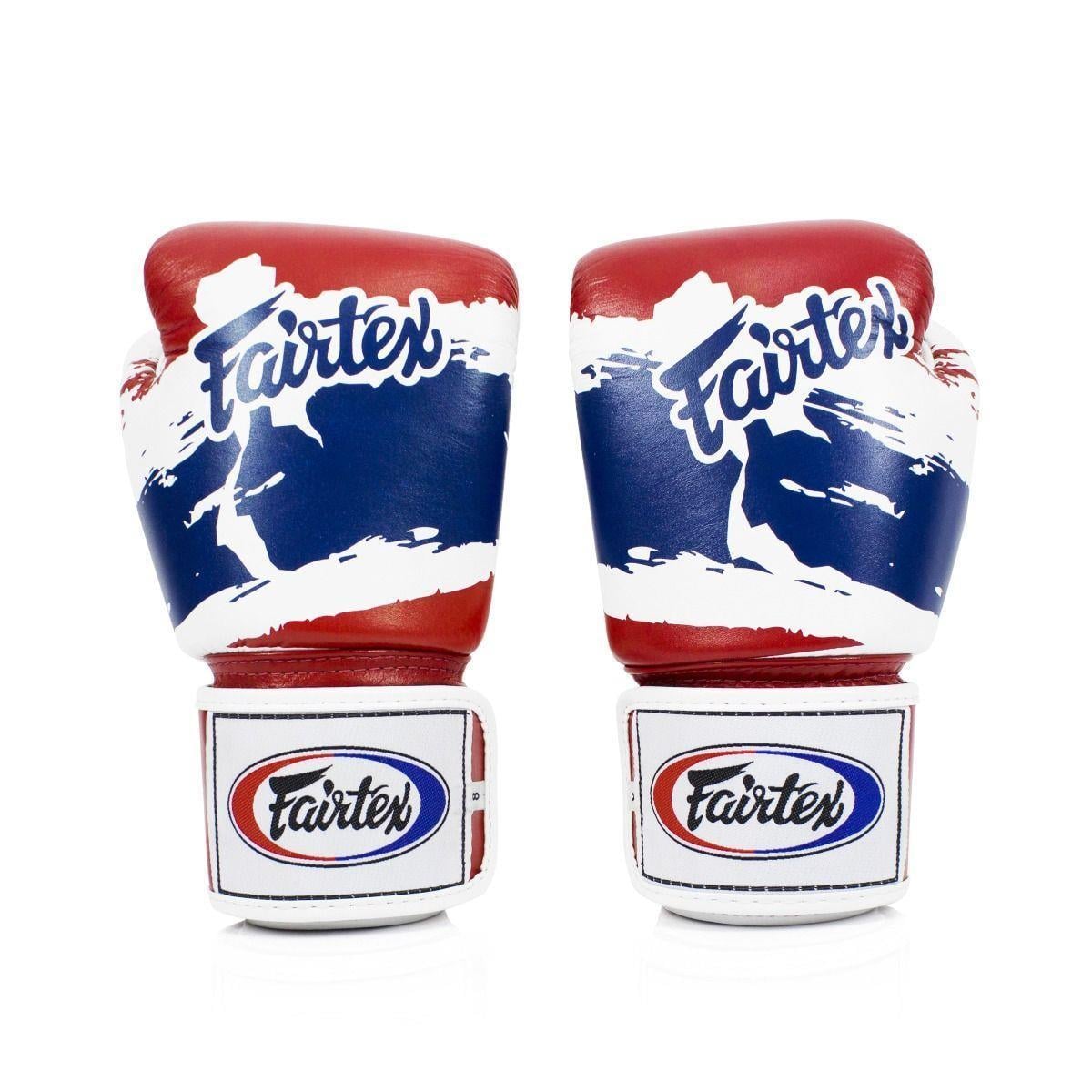 Fairtex BGV1 Thai Pride Tight-Fit Deri Boks Eldiveni Muay Thai Eldiveni