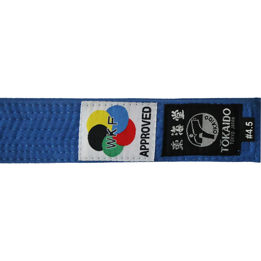 Tokaido WKF Onaylı Karate Kuşak Mavi