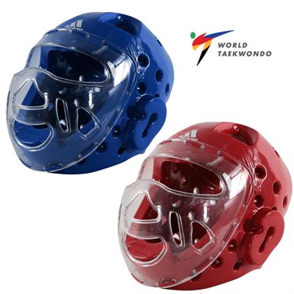 Adidas ADTHGM01 WT Onaylı Maskeli Taekwondo Kaskı