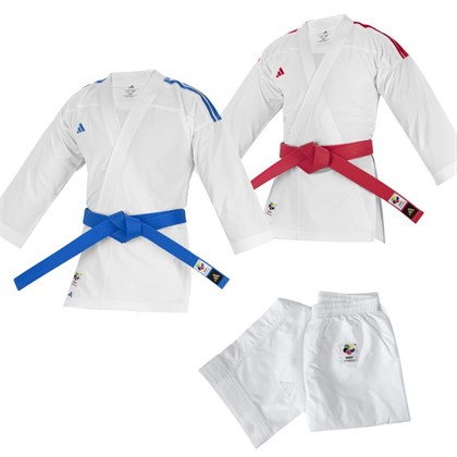 Adidas K250KIT Senko Karate Kumite Elbisesi Seti (2 Üst - 1 Pantolon)