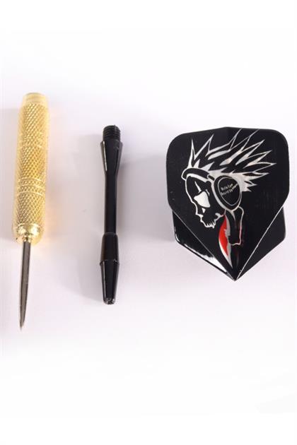 Delta 18 Gr. Dart Oku (3’lü Set) - Çelik Uç + Pirinç Gövde + Renkli Kanat - Dart Oku Seti