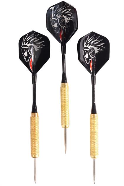 Delta 18 Gr. Dart Oku (3’lü Set) - Çelik Uç + Pirinç Gövde + Renkli Kanat - Dart Oku Seti