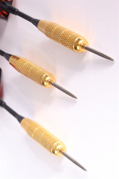Delta 20 Gr. Dart Oku (3’lü Set) - Çelik Uç + Pirinç Gövde + Renkli Kanat - Dart Oku Seti