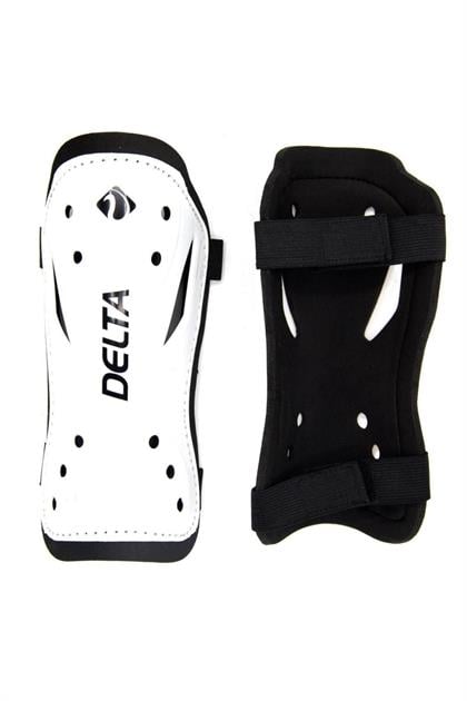Delta Çift Cırtlı 2 Adet Tekmelik Futbol Tekmeliği Futbolcu Kaval Koruyucu Beyaz M beden
