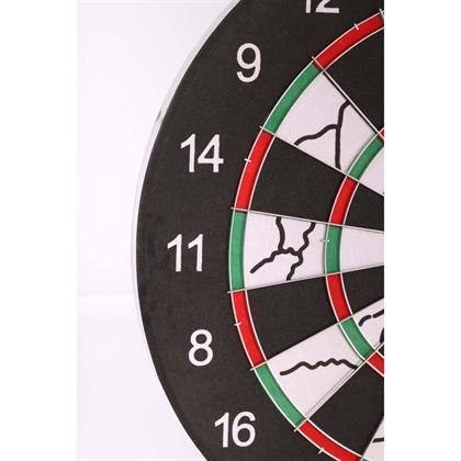 Delta Flocked Dart Seti 45 Cm (18 İnç) Büyük Boy + 6 Dart Oku (18 Gr) Hedef Tahtası SDF76