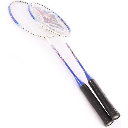 Delta Tek Parça Halinde Üretim 2 Adet Dura-Strong Badminton Raketi Ve Deluxe Badminton Çantası Seti