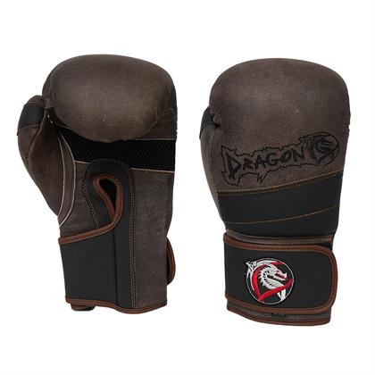 Dragon 30211-L  Antique Hakiki Deri Boks Eldiveni