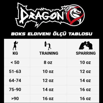 DragonDo 30322-L Storm Hakiki Deri Boks Eldiveni