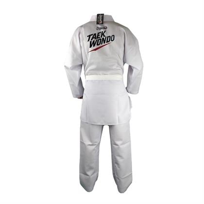 DragonDo 10013 Taekwondo Elbisesi Basic 2.0 Fitilli Beyaz Yaka