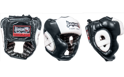 DragonDo  11745-P Yanakları Kapalı Kask Muay Thai, Kick Boks Kaskı 
