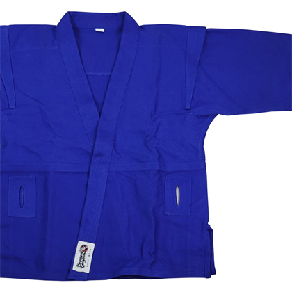 DragonDo 16010 Sambo Elbisesi Takım Mavi (Ceket-Şort-Kemer)