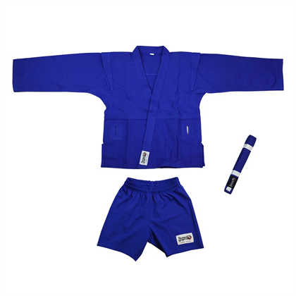 DragonDoDragonDo 16010 Sambo Elbisesi Takım Mavi (Ceket-Şort-Kemer)