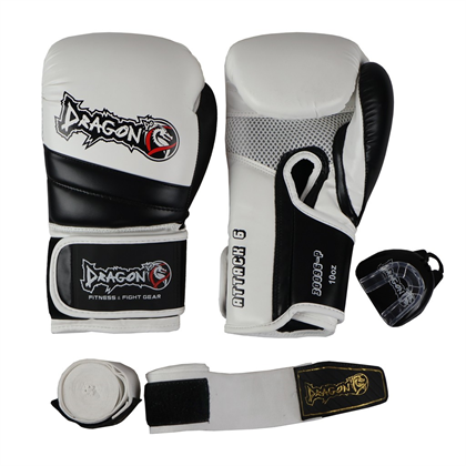 DragonDo 30096-P Attack-6 Boks Eldiveni Seti (Eldiven+Bandaj+Dişlik)