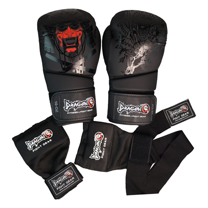DragonDoDragonDo 30128-P Yakuza Boks Eldiveni Set (Eldiven+Jel Bandaj)