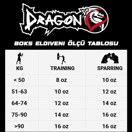 DragonDo 30128-P Yakuza JR Boks Eldiveni 8 oz Çocuk Boks Eldiveni