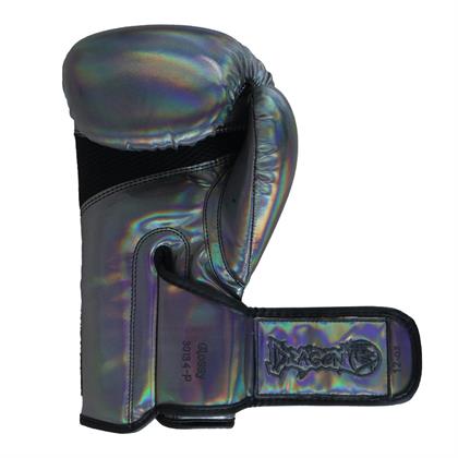 DragonDo 30134-P Glossy Boks Eldiveni Parlak Gri Kick Boks Muay Thai Eldiveni