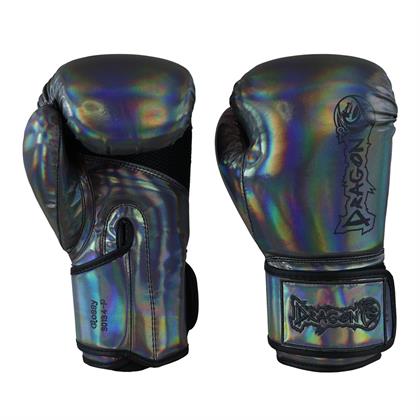 DragonDo 30134-P Glossy Boks Eldiveni Parlak Gri Kick Boks Muay Thai Eldiveni