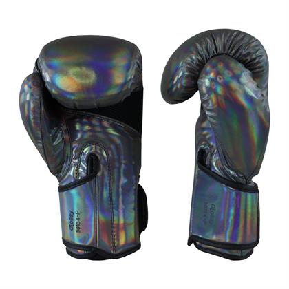 DragonDo 30134-P Glossy Boks Eldiveni Parlak Gri Kick Boks Muay Thai Eldiveni