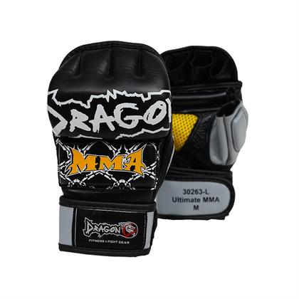 DragonDo 30263-L Ultimate MMA Eldiveni Hakiki Deri Serbest Dövüş Eldiveni